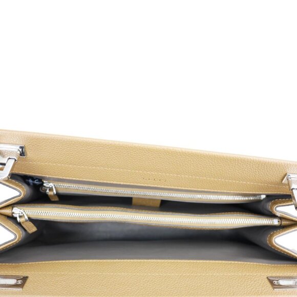 Gucci Zumi Medium Leather Top Handle Shoulder Bag Brown 564714 - Picture 10 of 12